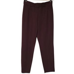 Thalian Jena Slim Fit Ponte Pants Business Casual Office Closet Staple Chic Sz S